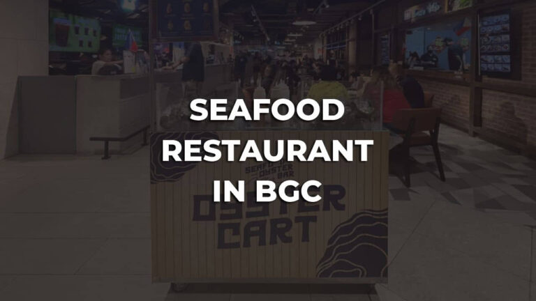 best seafood restaurant in bgc (bonifacio global city)