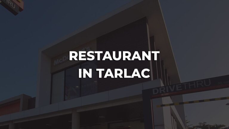 comfortable & best restaurant in tarlac philippines