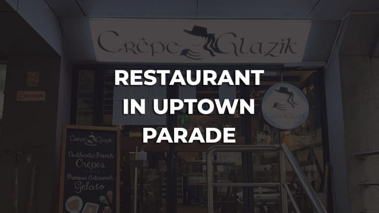 comfortable restaurant in uptown parade philippines