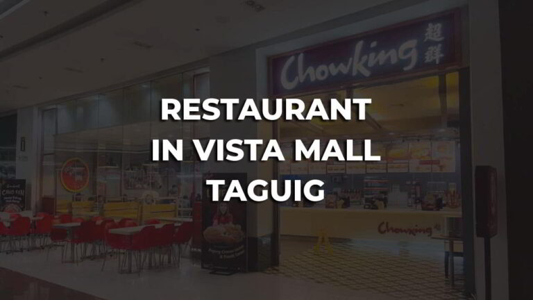 cozy & best restaurant in vista mall taguig philippines