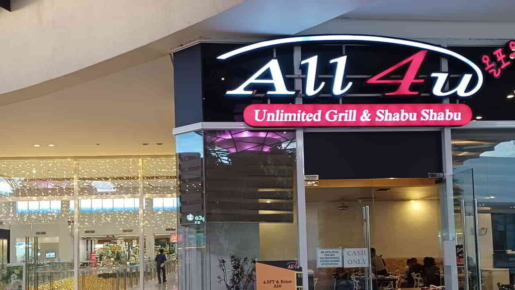 picture of all4u unlimited grill & shabu shabu, restaurant in vista mall sta rosa