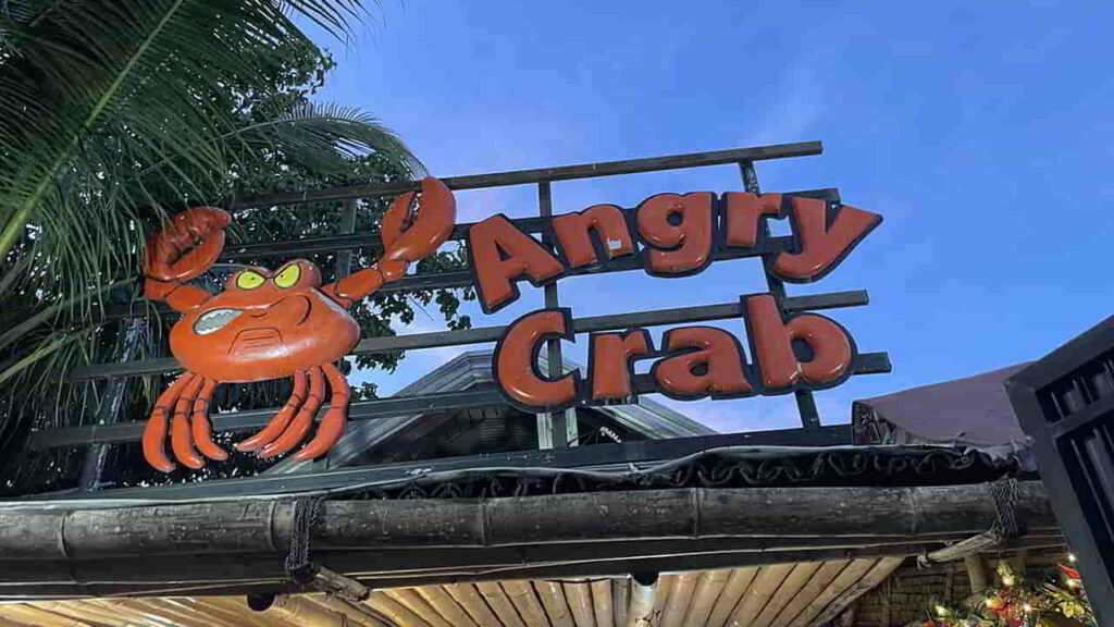 picture of angry crab, seafood restaurant in clark