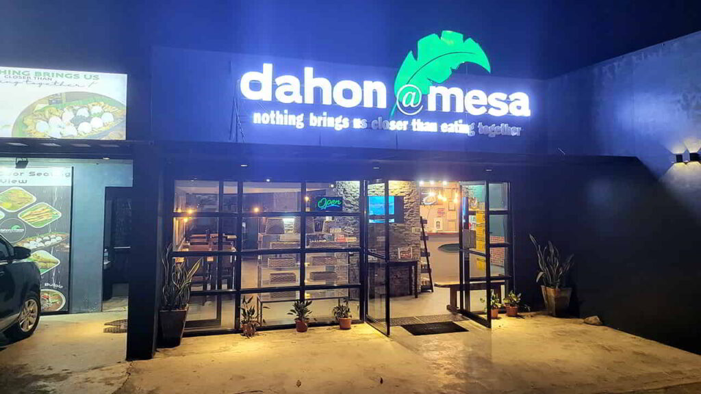 picture of dahon at mesa - tagaytay, restaurant in tagalog