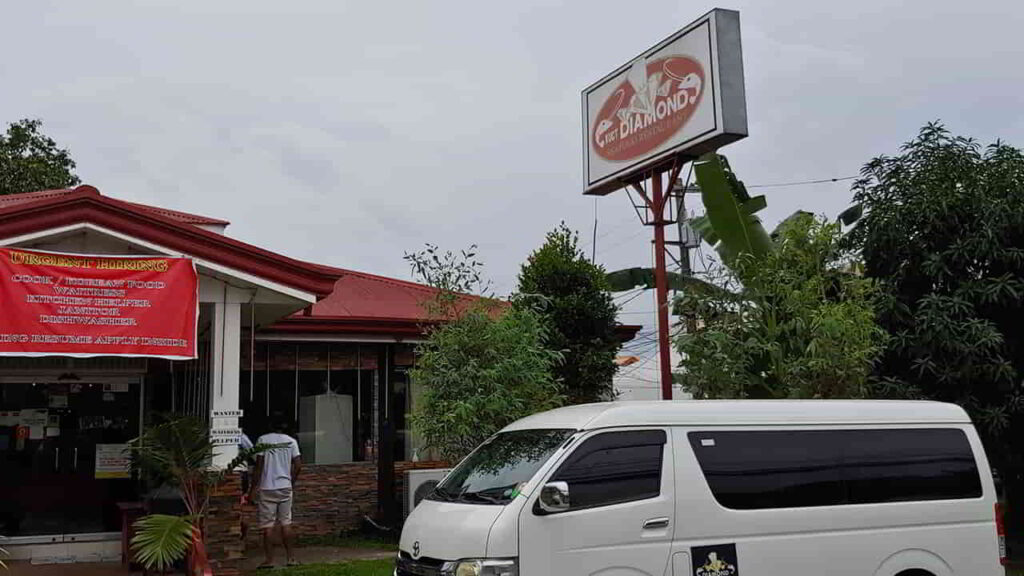 picture of diamond seafood restaurant, seafood restaurant in angeles city