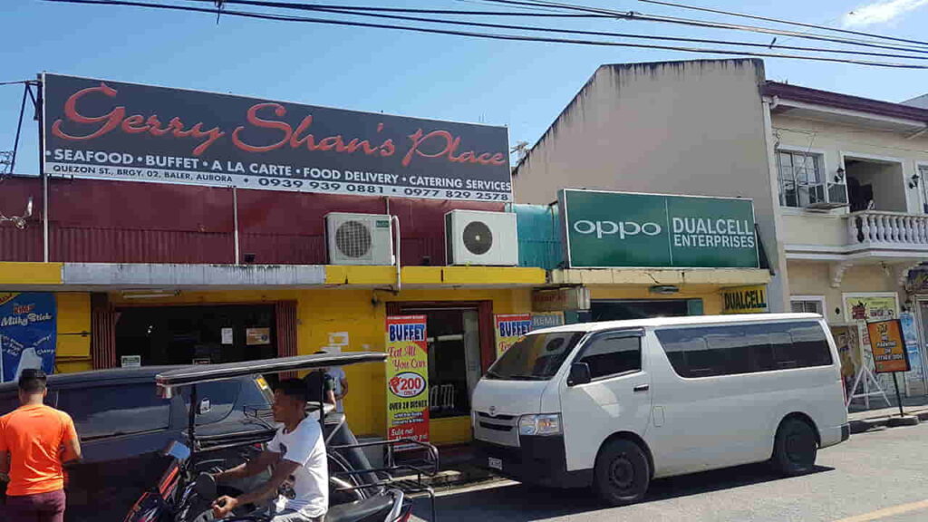 picture of gerry shan's place, seafood restaurant in baler aurora