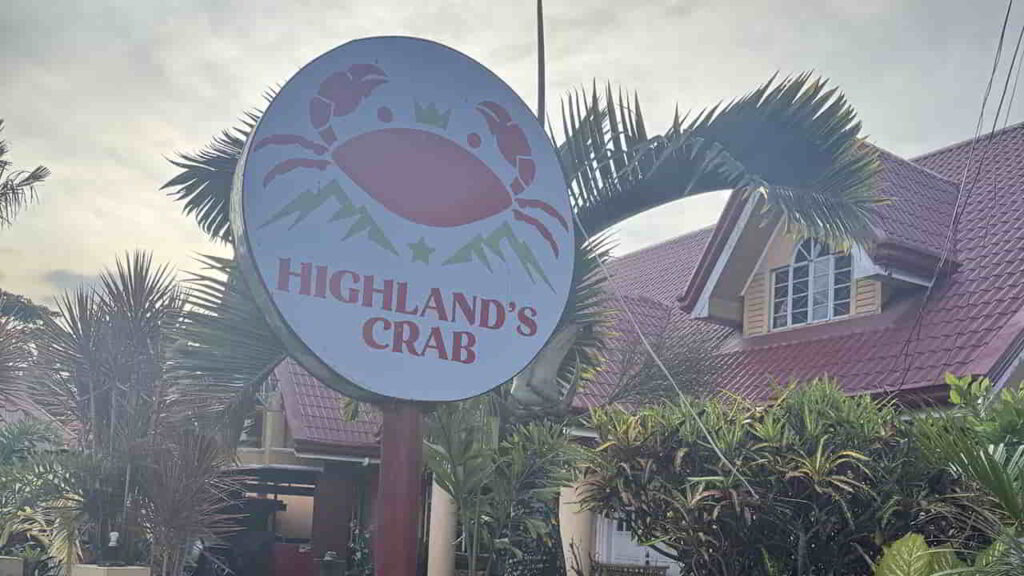 picture of highland's crab, seafood restaurant in cavite