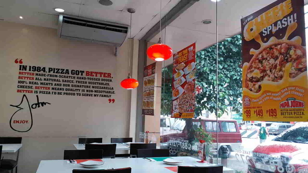 picture of papa john's pizza, restaurant in visayas ave