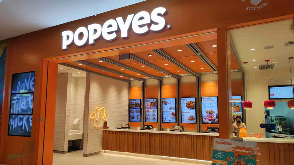 picture of popeyes vistamall, restaurant in vista mall taguig