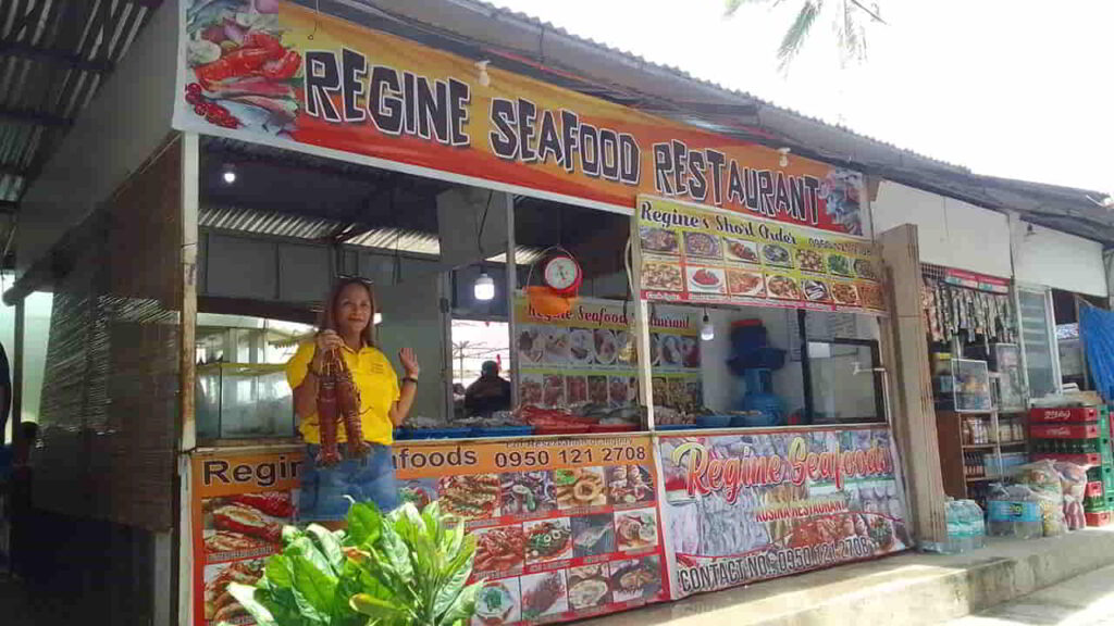 picture of regine's seafoods restaurant (paluto dampa), seafood restaurant in boracay