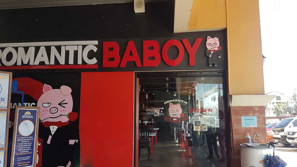 picture of romantic baboy, restaurant in urdaneta