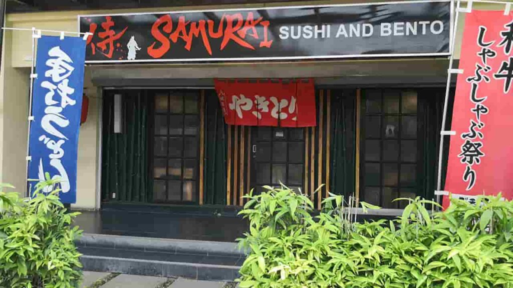 picture of samurai sushi and bento, restaurant in zamboanga