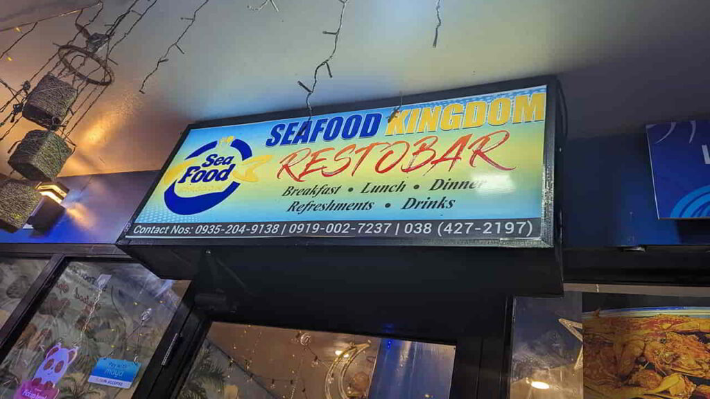 picture of seafood kingdom, seafood restaurant in bohol