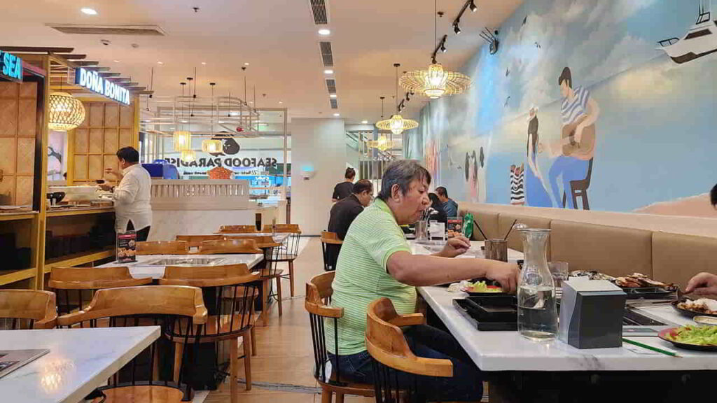 picture of seafood paradise, seafood restaurant in manila