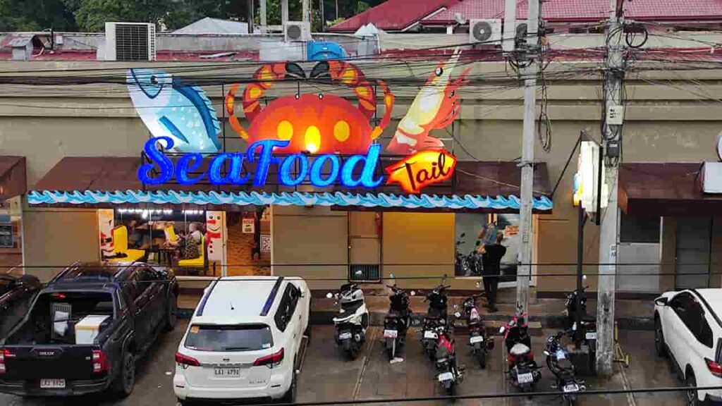 picture of seafood tail, seafood restaurant in iligan city