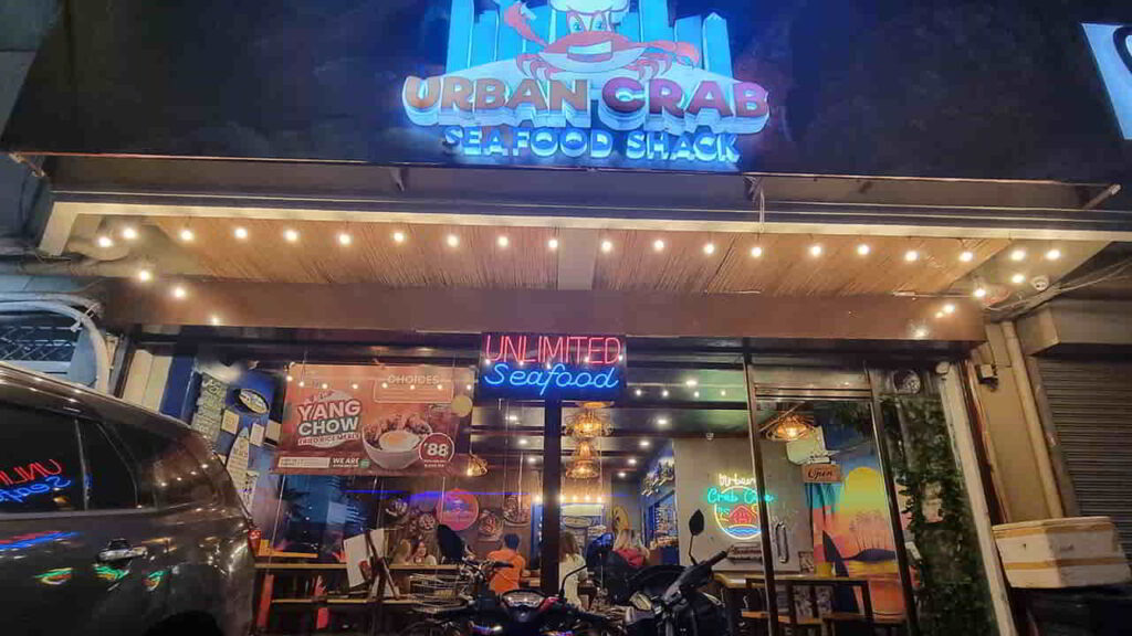 picture of urban crab seafood shack, seafood restaurant in manila