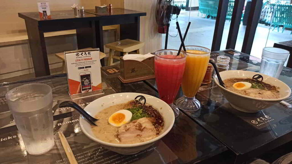 ramen kuroda venice grand canal mall, restaurant in venice mckinley