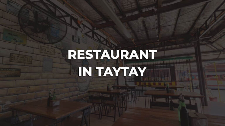 restaurant in taytay philippines