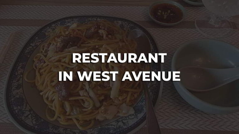 restaurant in west avenue philippines