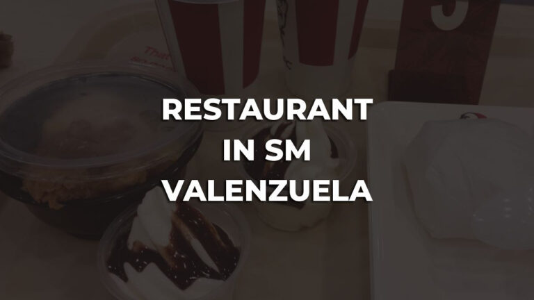 tastiest & best restaurant in sm valenzuela philippines