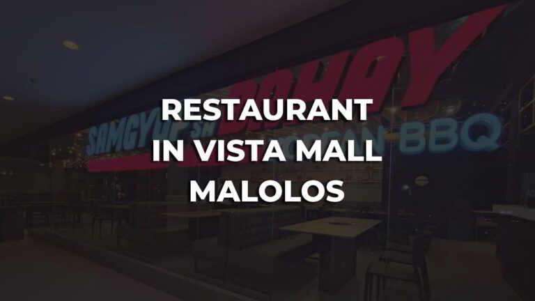 tastiest restaurant in vista mall malolos philippines