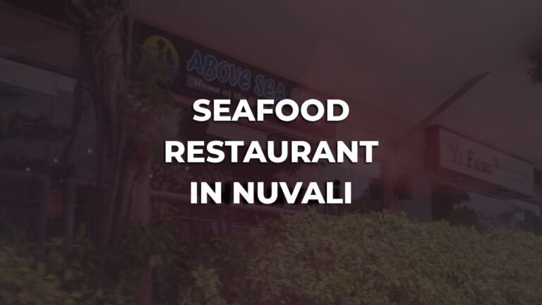 comfortable seafood restaurant in nuvali philippines