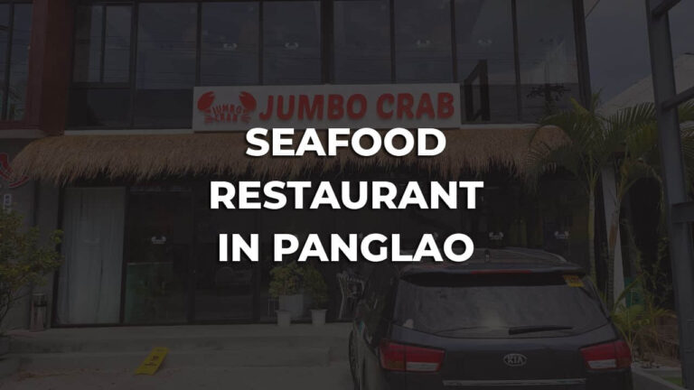 comfortable seafood restaurant in panglao philippines