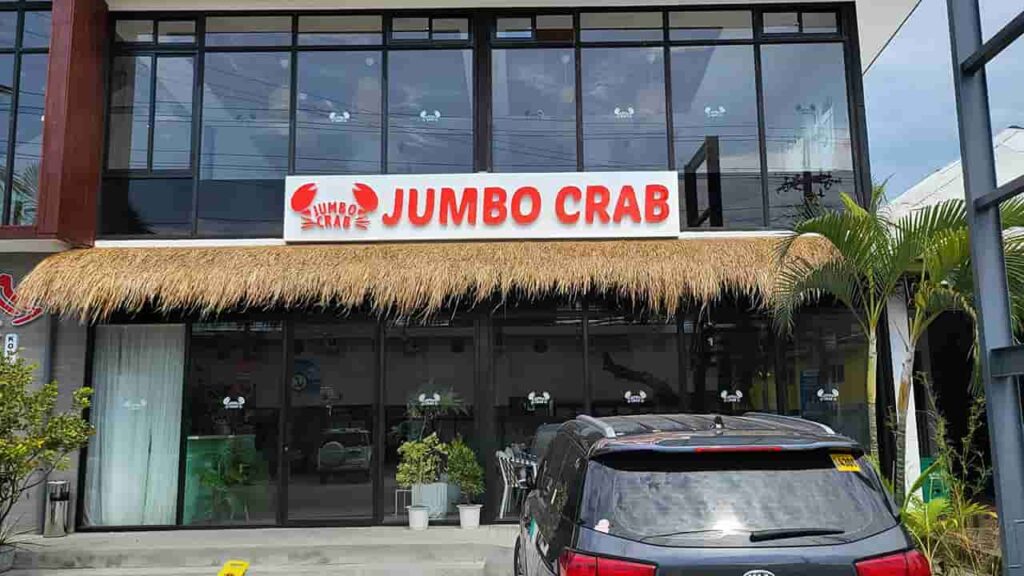 picture of jumbo crab bohol, seafood restaurant in panglao