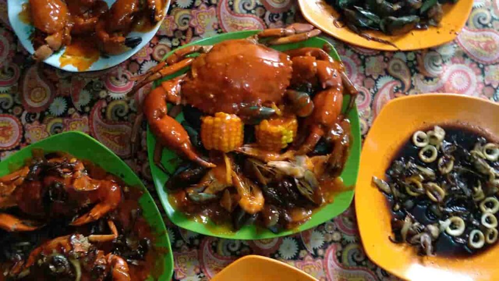 picture of monster crab seafood, seafood restaurant in panglao