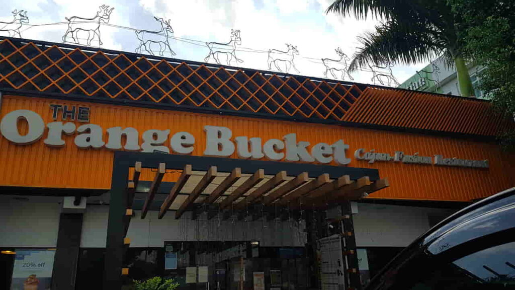 picture of the orange bucket, cajun-fusion restaurant, seafood restaurant in pampanga