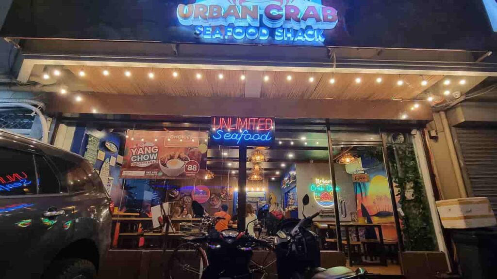 picture of urban crab seafood shack, seafood restaurant in metro manila