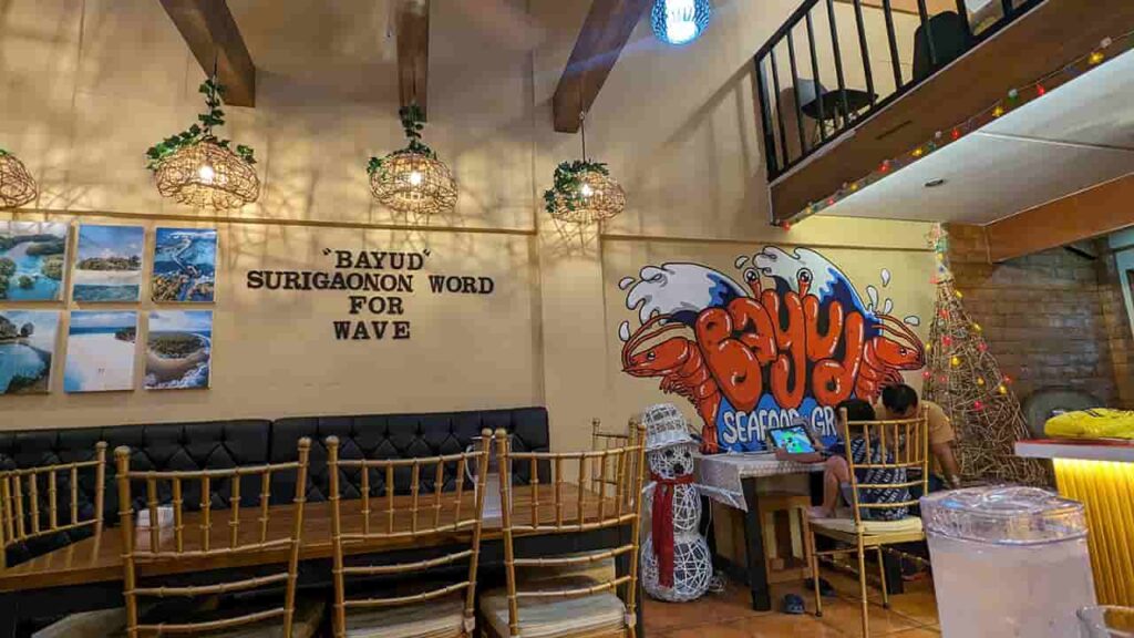 picture of bayud seafood and grill, seafood restaurant in tacloban city