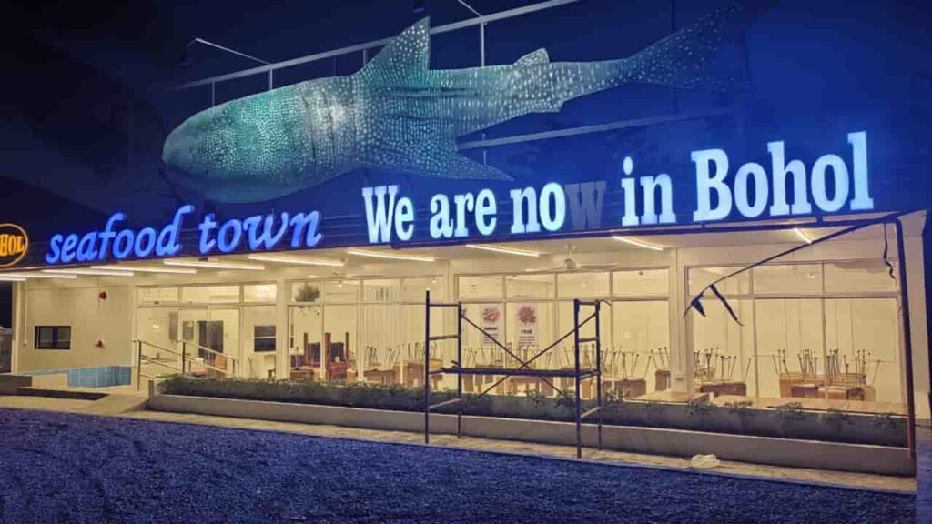 picture of bohol seafood town, seafood restaurant in tagbilaran city