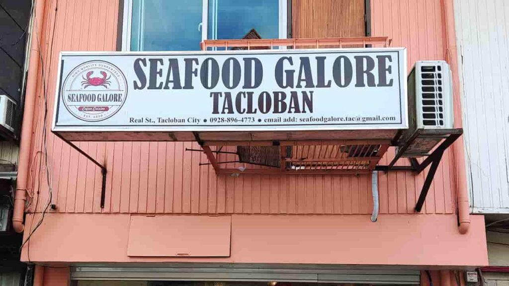 picture of seafood galore tacloban, seafood restaurant in tacloban city