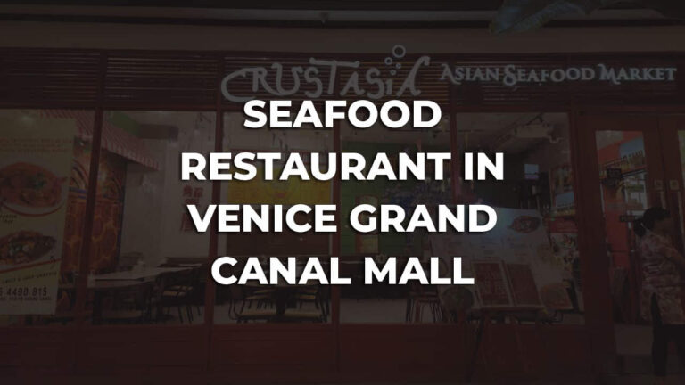 seafood restaurant in venice grand canal mall philippines